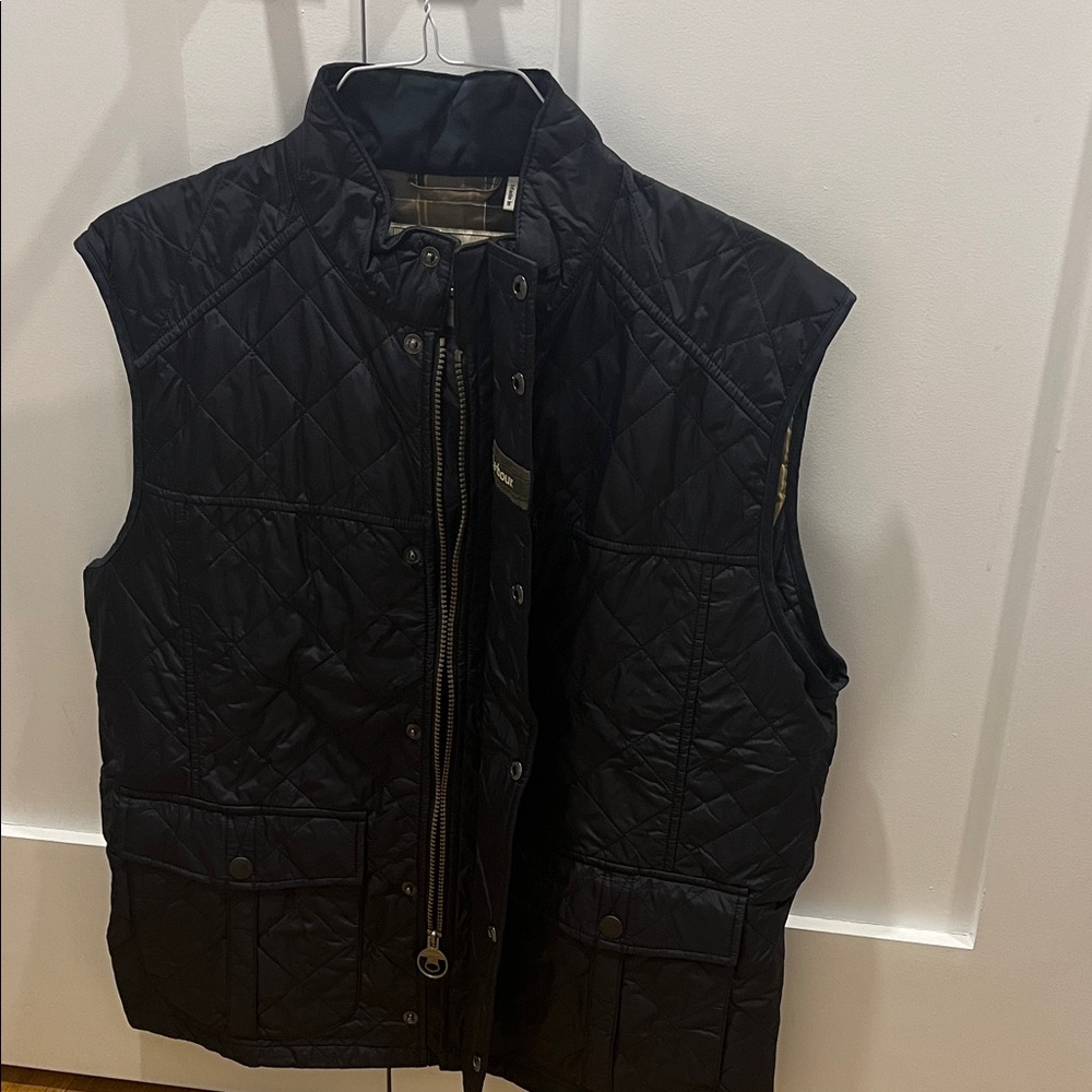 Barbour Men's Dark Quilted Vest